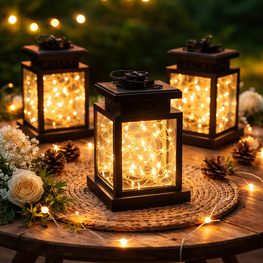 Solar LED Hanging Lantern for Garden, Patio & Balcony