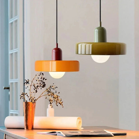 Bauhaus Nordic Glass Pendant Light