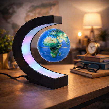 Floating Magnetic Levitation Globe LED Lamp