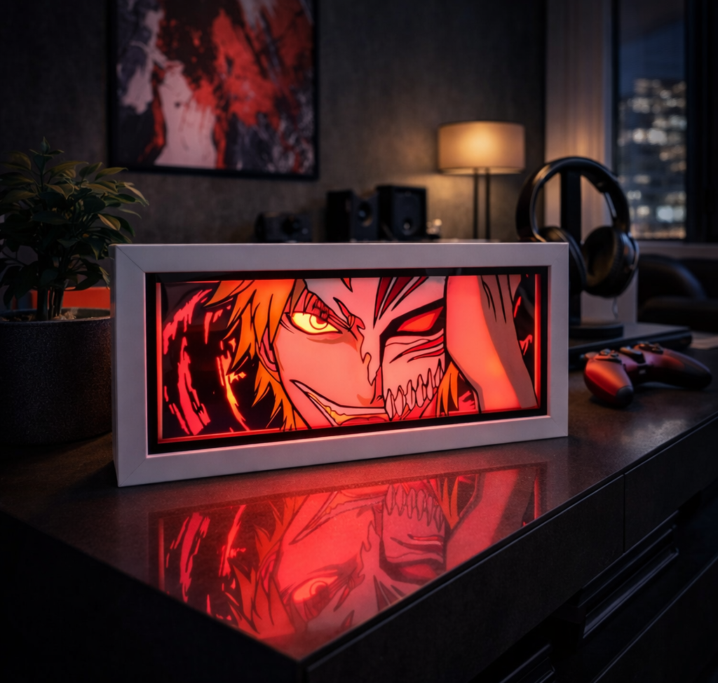 Anime Series 3D Paper Cut Shadow Box LED Night Light