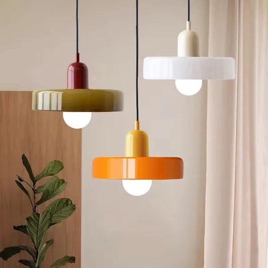 Bauhaus Nordic Glass Pendant Light
