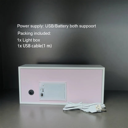 Anime Series 3D Paper Cut Shadow Box LED Night Light