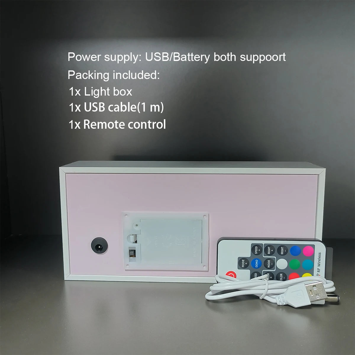 Anime Series 3D Paper Cut Shadow Box LED Night Light