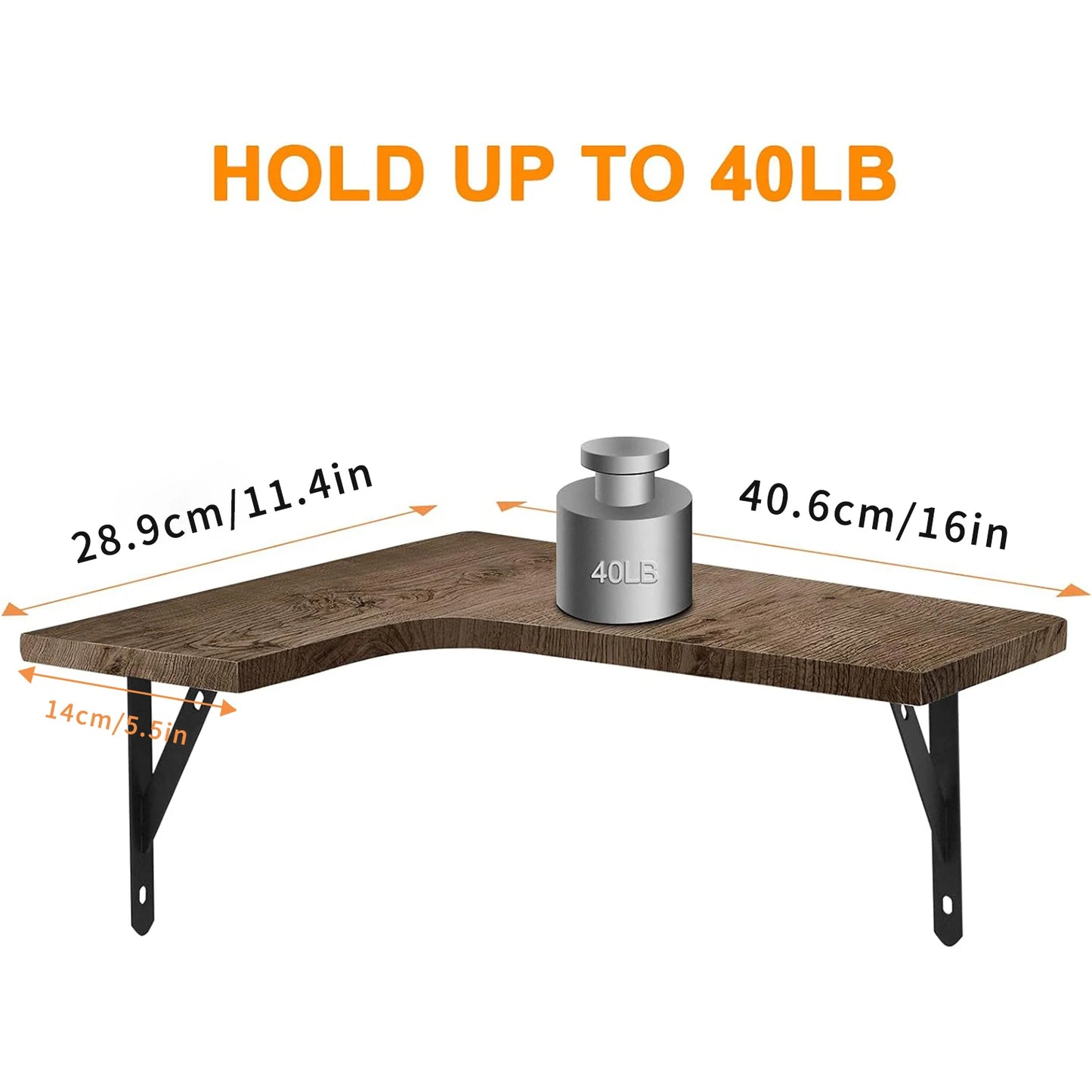 Corner Floating Wall Shelves