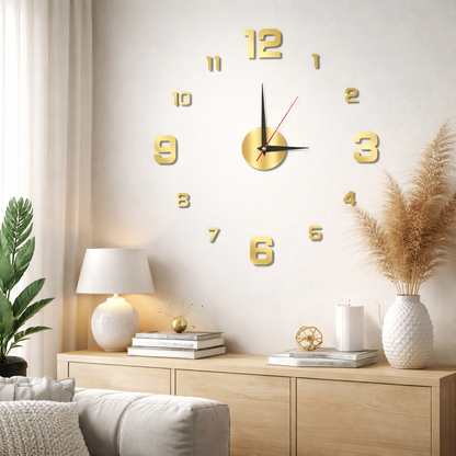 DIY Luminous Digital Wall Clock